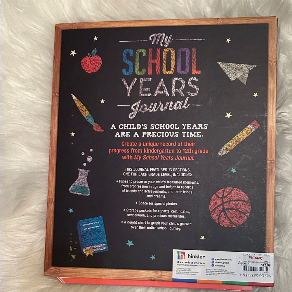 My School Years Journal by Hadley Designs - Multicolor - Picture 3 of 3